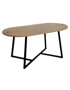 Măsuță de cafea FREMONT living 100x50x47 cm MDF laminat, metal | MobilaOK