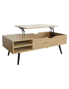 Masă de cafea ARALYN living 110x50x40/54 cm PAL și metal | MobilaOK