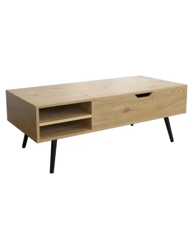Masă de cafea ARALYN living 110x50x40/54 cm PAL și metal | MobilaOK