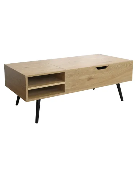 Masă de cafea ARALYN living 110x50x40/54 cm PAL și metal | MobilaOK