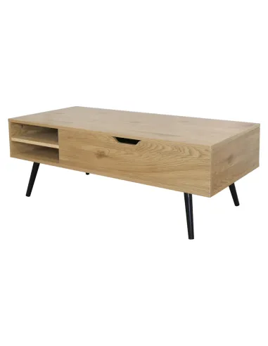 Masă de cafea ARALYN living 110x50x40/54 cm PAL și metal | MobilaOK