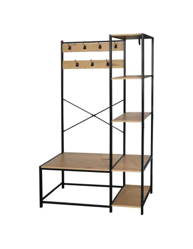 Umeraș BERDY, hol/antreu, 110x40x180 cm, PAL melaminat și metal | MobilaOK