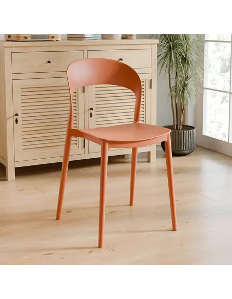 Scaun stivuibil RADANA NEW, exterior/interior, 44x47x77 cm, plastic | MobilaOK