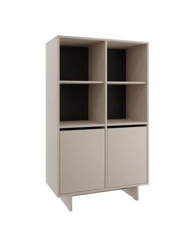 Comodă STANDO STD03 pentru dormitor/hol, 80x40x134 cm, PAL melaminat | MobilaOK