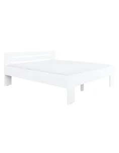 Pat BASIS dormitor 180x200 PAL melaminat alb | MobilaOK