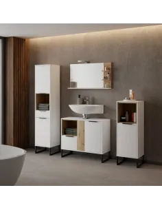 Dulap, CUBO, living/dormitor, 38.4x35x110.4 cm, PAL melaminat | MobilaOK 2