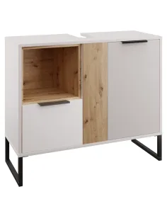 Dulap baie, CUBO CUB03, baie, 88.4x35x75 cm, PAL, KONDELA | MobilaOK