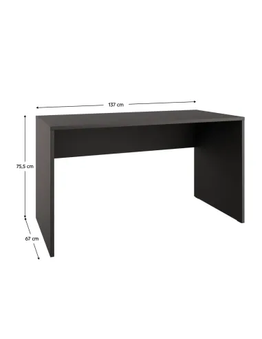 Masă PC ADP03, birou, 137x67x75.5 cm, PAL melaminat | MobilaOK