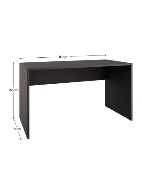 Masă PC ADP03, birou, 137x67x75.5 cm, PAL melaminat | MobilaOK