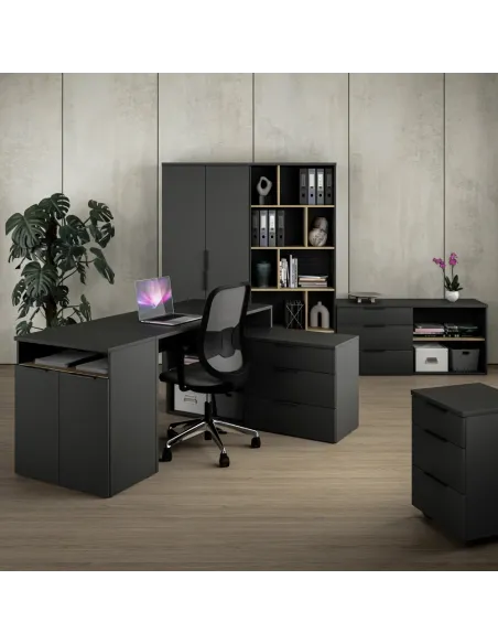 Masă PC ADP03, birou, 137x67x75.5 cm, PAL melaminat | MobilaOK