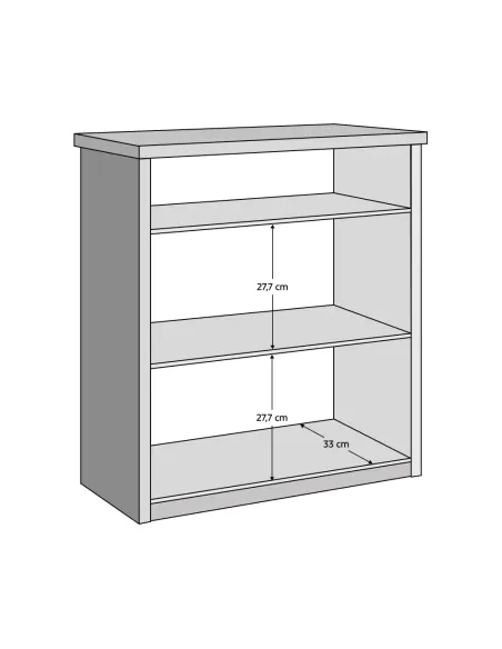 Comodă ADAPO ADP04 pentru dormitor, 67x40x75.5 cm, PAL melaminat | MobilaOK