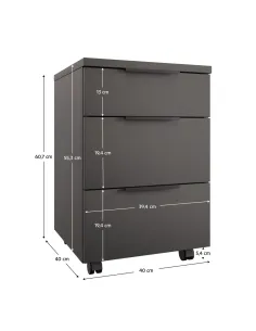Container, ADAPO ADP06, birou/dormitor/hol, 40x40x60.7 cm, PAL melaminat | MobilaOK 2