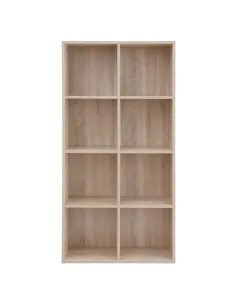 Raft, SANDE, living/dormitor/birou, 59.5x28.5x119 cm, PAL înfoliat stejar | MobilaOK 2