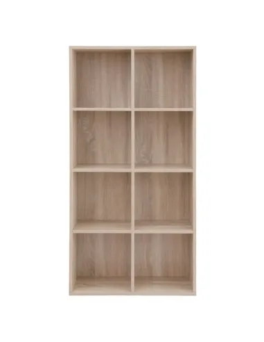 Raft, SANDE, living/dormitor/birou, 59.5x28.5x119 cm, PAL înfoliat stejar | MobilaOK