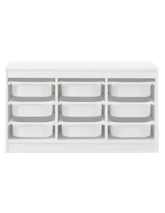Organizator, TRIMAL, depozitare jucării/birou, 99x44x55 cm, MDF/plastic | MobilaOK 2