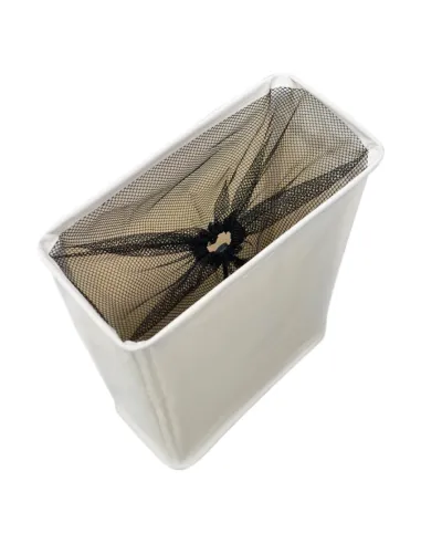 Coș de rufe PRIOR, dormitor/baie, 38.5x19x58 cm, plastic, KONDELA | MobilaOK