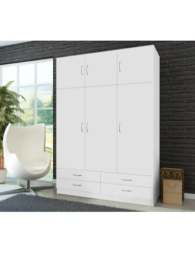 Dulap GERI NEW pentru dormitor, 135.1x54.6x194 cm, PAL melaminat | MobilaOK
