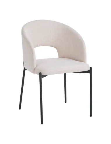 Scaun LONKA pentru living, 51x57x77 cm, Textil/Metal | MobilaOK