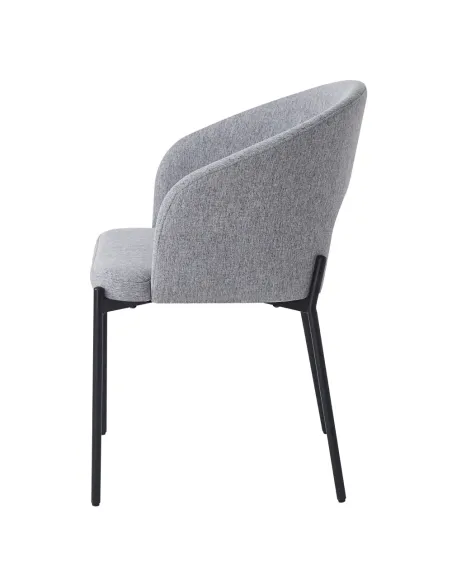 Scaun LONKA pentru sufragerie, 51x57x77 cm, Ţesătură/Metal | MobilaOK