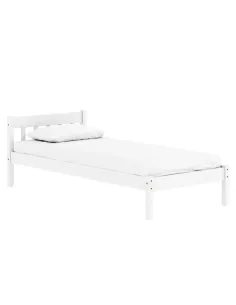 Pat MAVIL dormitor 90x200 lemn de pin alb | MobilaOK