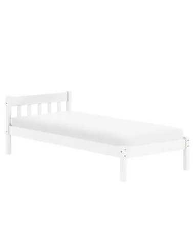 Pat MAVIL dormitor 90x200 lemn de pin alb | MobilaOK