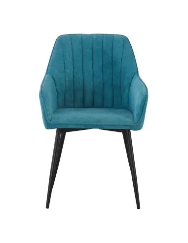 Fotoliu KONDELA, living/birou, 57.5x61.5x85 cm, textil Bouclé și metal | MobilaOK
