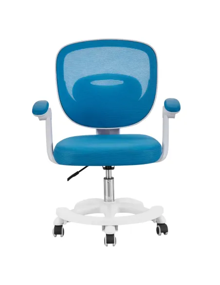 Scaun pivotant TRIXI TYP 2, birou, 59x50x81-91 cm, plasă/plastic, KONDELA | MobilaOK