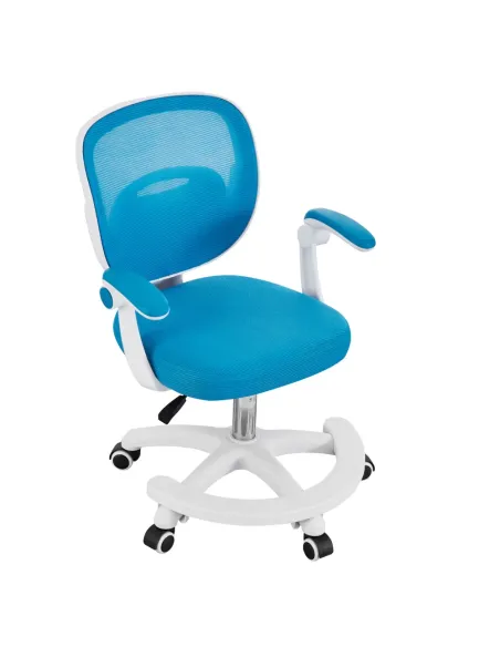 Scaun pivotant TRIXI TYP 2, birou, 59x50x81-91 cm, plasă/plastic, KONDELA | MobilaOK