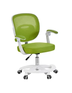 Scaun pivotant TRIXI TYP 2, birou, 59x50x81-91 cm, plasă și plastic, KONDELA | MobilaOK