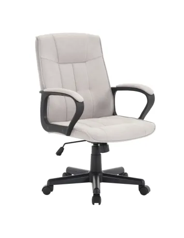 Scaun de birou, LANDIS, birou, 61x68x95-105 cm, ţesătură/plastic | MobilaOK