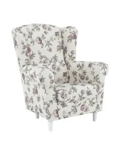 Fotoliu CHARLOT living, 86x105x82 cm, material textil, picioare lemn masiv | MobilaOK