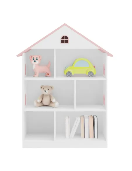 Bibliotecă pentru copii MAISON TYP 1, cameră copii, 83x30x106.5 cm, MDF | MobilaOK