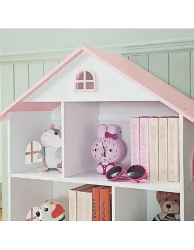 Bibliotecă pentru copii MAISON TYP 1, cameră copii, 83x30x106.5 cm, MDF | MobilaOK