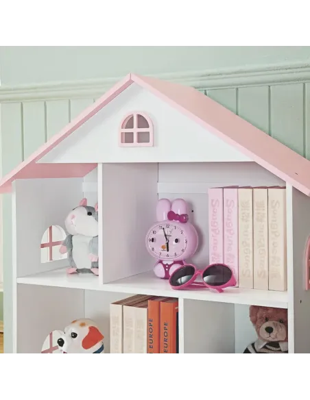 Bibliotecă pentru copii MAISON TYP 1, cameră copii, 83x30x106.5 cm, MDF | MobilaOK