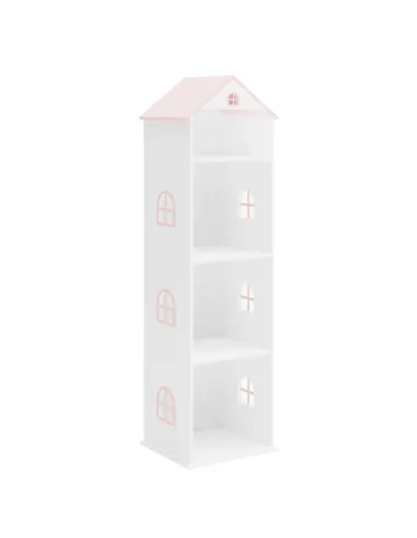 Bibliotecă KONDELA pentru copii, cameră copii, 42x35x140 cm, MDF | MobilaOK