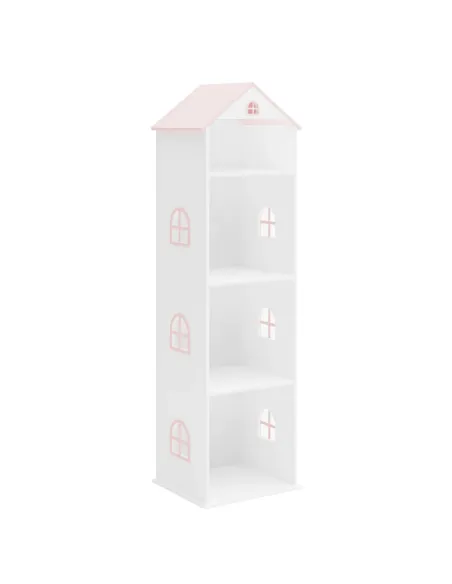 Bibliotecă KONDELA pentru copii, cameră copii, 42x35x140 cm, MDF | MobilaOK