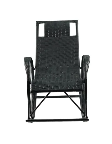 Scaun Balansoar ROKIN, terasă/balcon, 149x51.5x90 cm, ratan tehnic/metal | MobilaOK