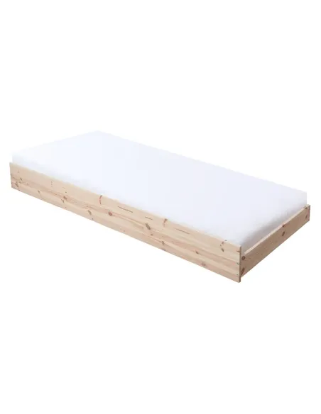 Pat, BENY, dormitor, 90x195 cm, molid natural | MobilaOK