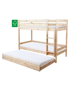 Pat, BENY, dormitor, 90x195 cm, molid natural | MobilaOK 2