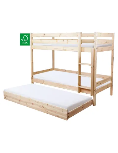 Pat, BENY, dormitor, 90x195 cm, molid natural | MobilaOK