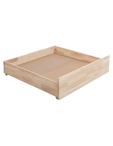 Sertar sub pat, BENY, dormitor, 98x90x20 cm, molid natural | MobilaOK