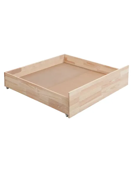 Sertar sub pat, BENY, dormitor, 98x90x20 cm, molid natural | MobilaOK