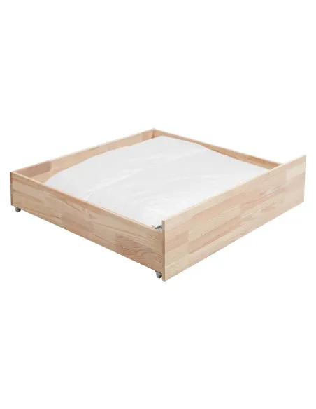 Sertar sub pat, BENY, dormitor, 98x90x20 cm, molid natural | MobilaOK