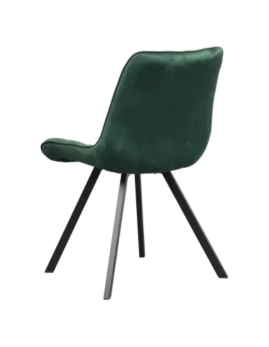 Scaun SAMIRA, dining, 55x61x83 cm, Velvet și metal | MobilaOK