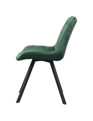 Scaun SAMIRA, dining, 55x61x83 cm, Velvet și metal | MobilaOK