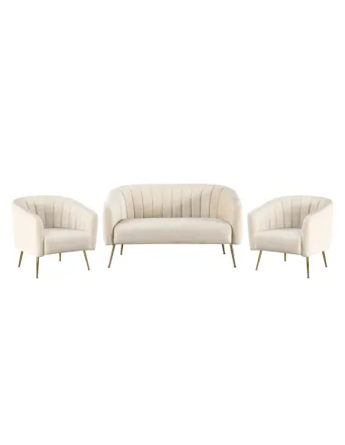 Fotoliu BAGY, Living/Dormitor/Birou, 78x78x78 cm, Velvet + Metal | MobilaOK