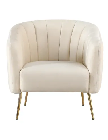 Fotoliu BAGY, Living/Dormitor/Birou, 78x78x78 cm, Velvet + Metal | MobilaOK