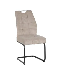 Scaun KELMA pentru living, 46x62.5x97 cm, tesatura si metal | MobilaOK 2