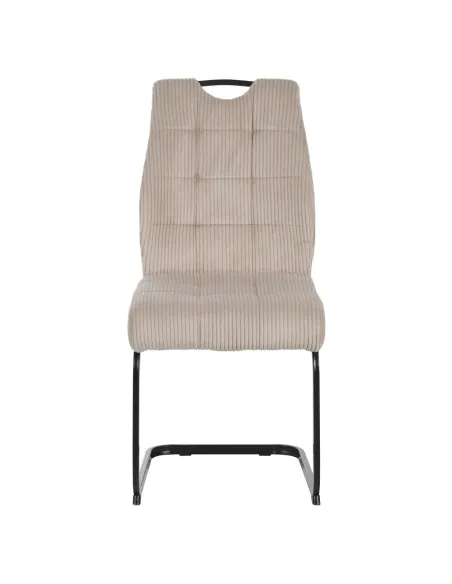 Scaun KELMA pentru living, 46x62.5x97 cm, tesatura si metal | MobilaOK