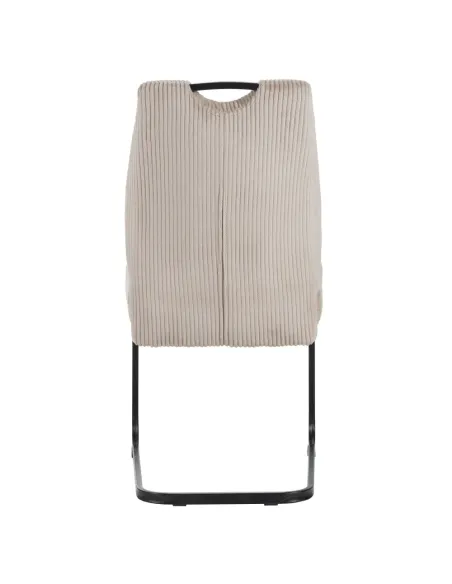 Scaun KELMA pentru living, 46x62.5x97 cm, tesatura si metal | MobilaOK